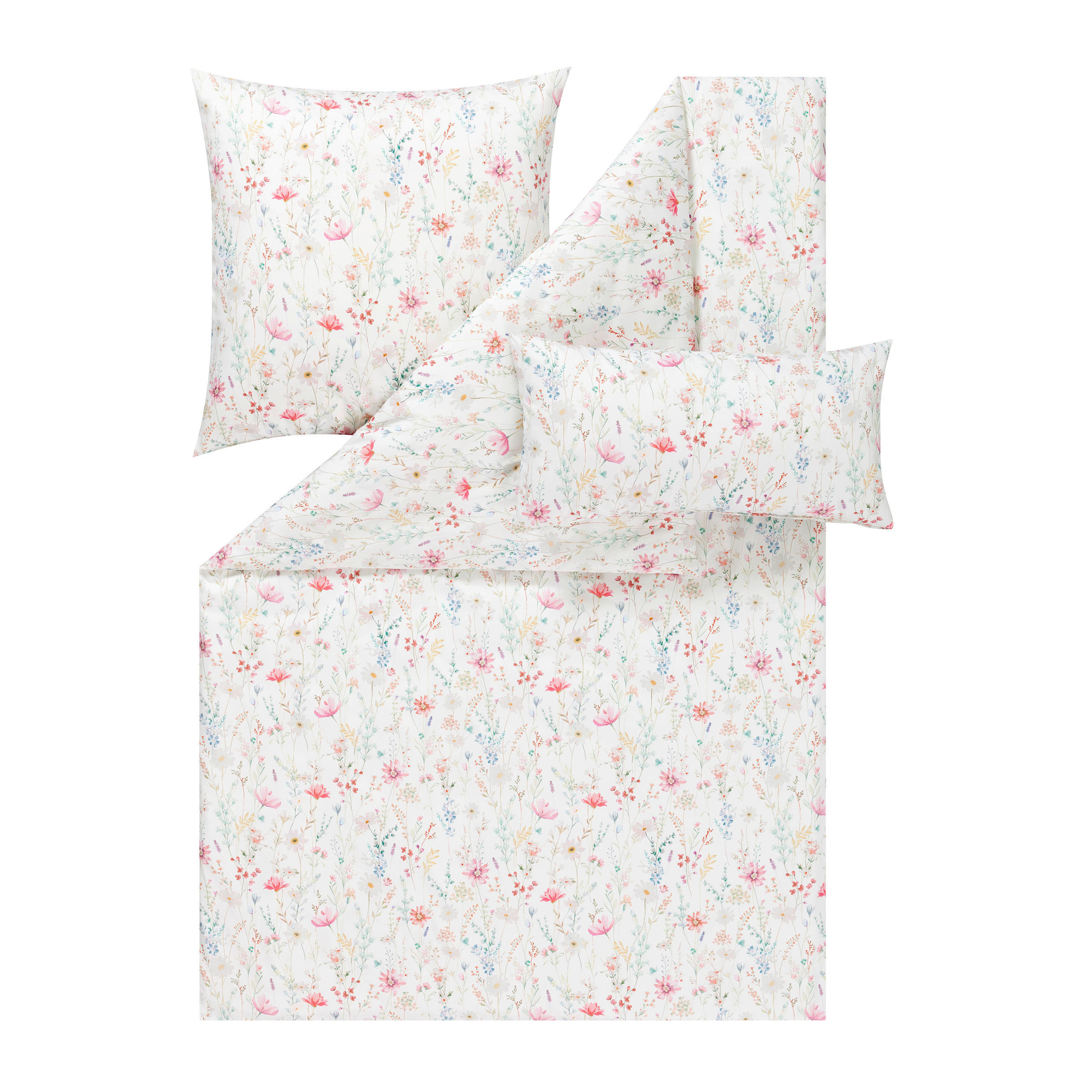 BETTWÄSCHE Atelier Makosatin 135/200 cm  - Pink, Design, Textil (135/200cm) - Estella