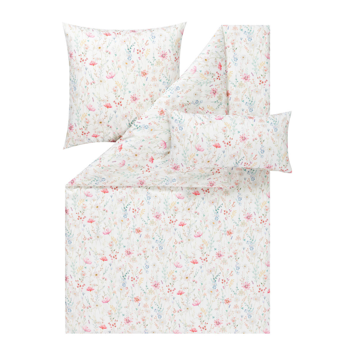 BETTWÄSCHE Atelier Makosatin 135/200 cm  - Pink, Design, Textil (135/200cm) - Estella