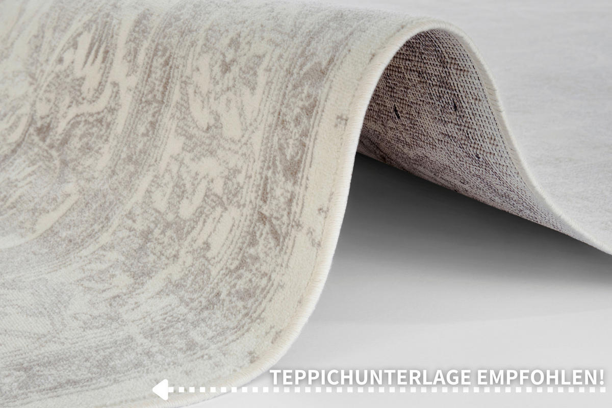 ORIENTTEPPICH 160/230 cm Oriental Creme, Grau  - Creme/Grau, Design, Textil (160/230cm)
