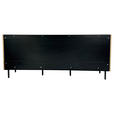 SIDEBOARD LINO  in 181/75/40 cm  - Eichefarben/Schwarz, Design, Holzwerkstoff/Metall (181/75/40cm) - Xora