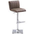 BARHOCKER Lederlook Braun - Braun, Design, Textil/Metall (41/90-112/50cm) - Carryhome BARHOCKER Lederlook Braun - Braun, Design, Textil/Metall (41/90-112/50cm) - Carryhome