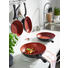 PÁNEV, 28 cm, - černá/červená, Basics, kov (28cm) - Fissler PÁNEV, 28 cm, - černá/červená, Basics, kov (28cm) - Fissler