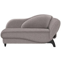 LIEGE Webstoff Grau  - Schwarz/Grau, MODERN, Holz/Textil (171-190/87/84cm) - Joka