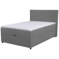POSTEL BOXSPRING, modrá - modrá/černá, Konvenční, textil/plast (145/120/212cm) - Moderano