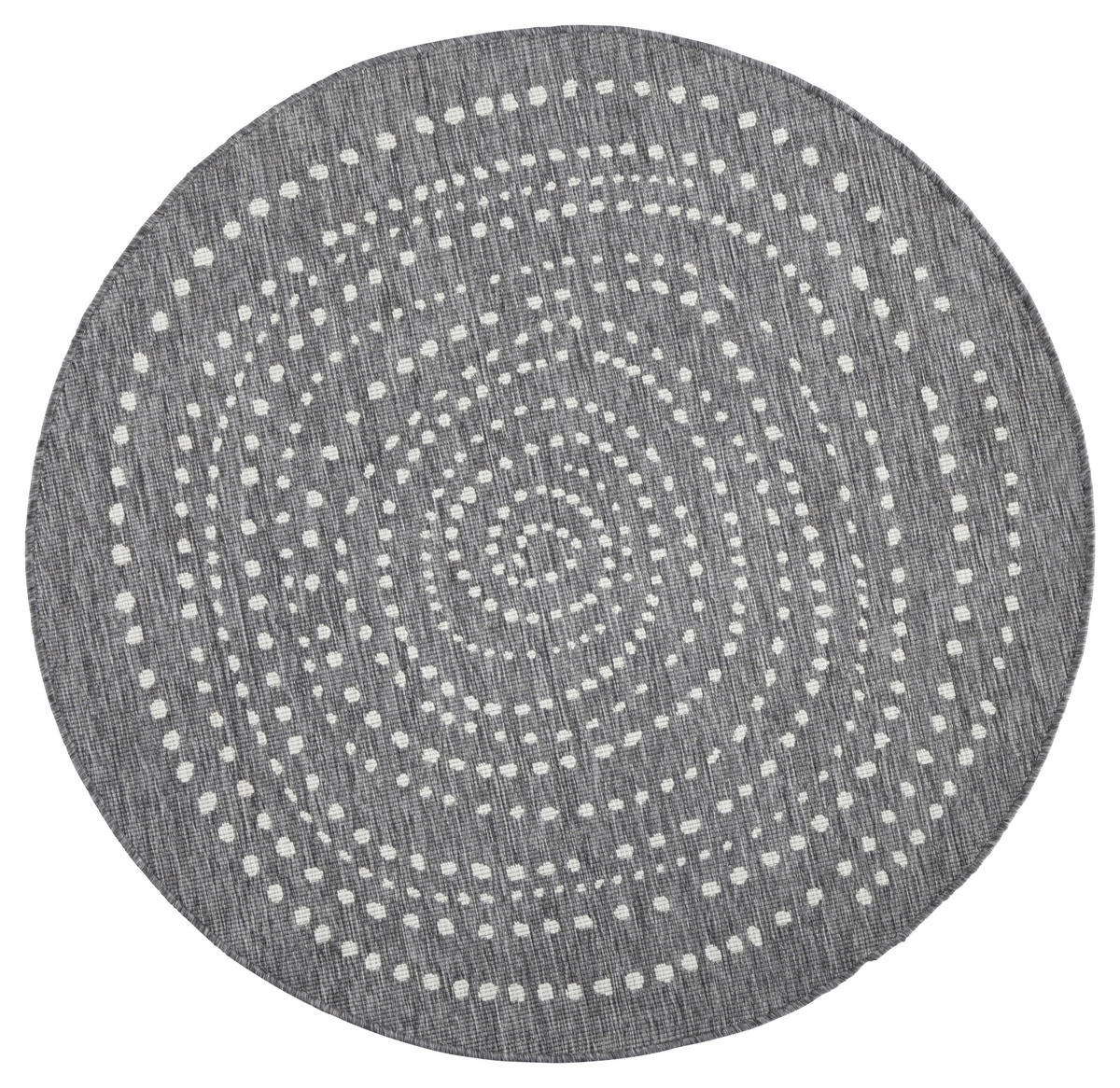 OUTDOORTEPPICH 200 cm Twin Creme, Grau  - Creme/Grau, Design, Kunststoff (200cm)