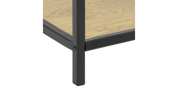 NACHTSCHRANK 42/63/35 cm - Wildeiche/Eichefarben, Design, Holzwerkstoff/Metall (42/63/35cm) - Carryhome