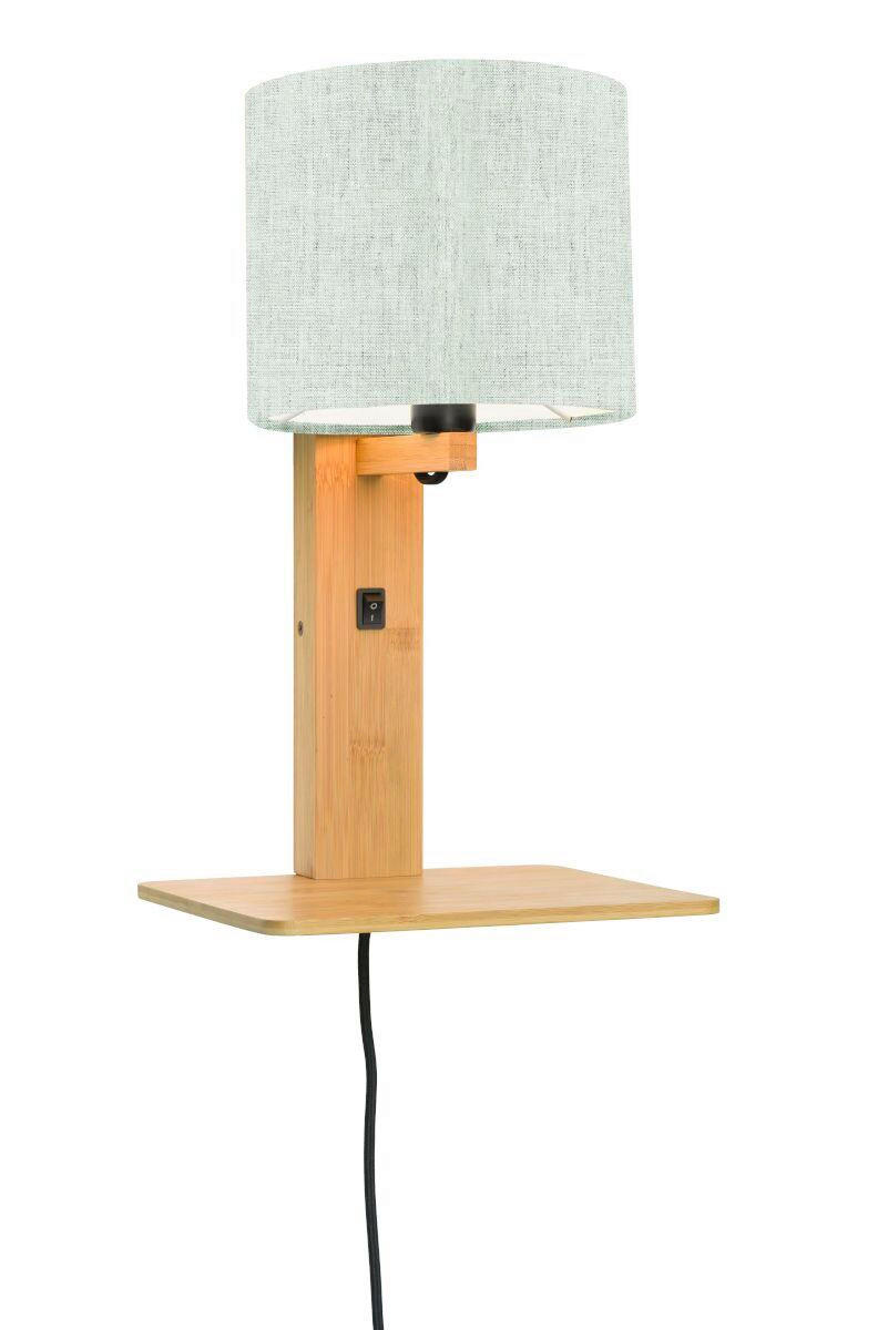 WANDLEUCHTE GOOD&MOJO  19/24/36 cm  - Naturfarben, Trend, Holz/Textil (19/24/36cm) - Good & Mojo