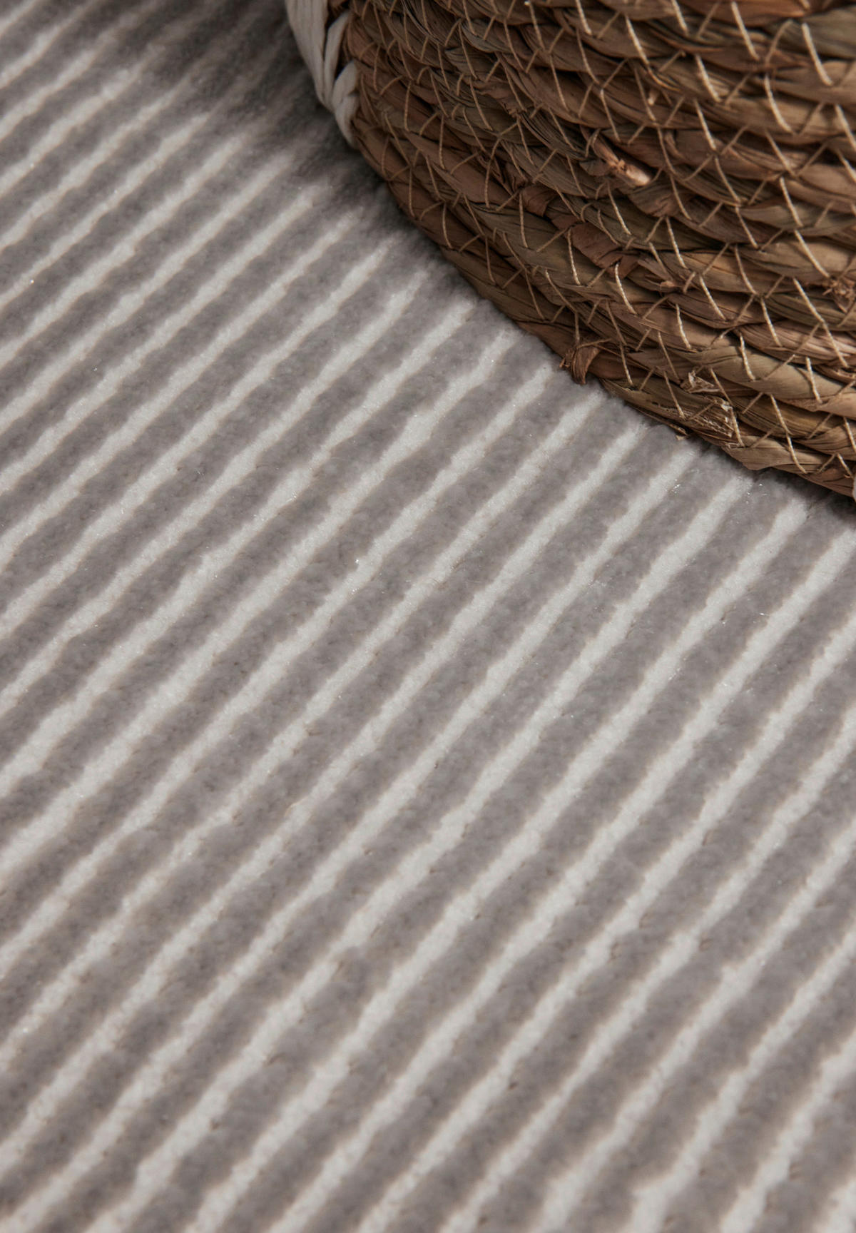 TEPPICH 120/170 cm Perles Creme, Grau  - Creme/Grau, Basics, Kunststoff (120/170cm) - Elle Decoration