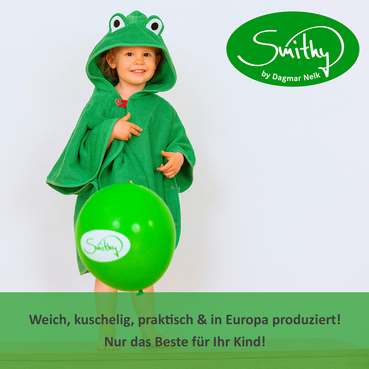 KAPUZENBADETUCH    - Grün, Basics, Textil (70/55cm)
