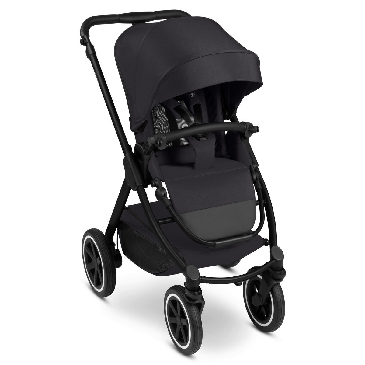 KINDERWAGEN Samba 2  - Schwarz, Basics, Textil/Metall (60/108/88cm) - ABC Design
