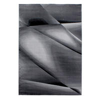 FLACHWEBETEPPICH 140/200 cm Miami Schwarz  - Schwarz, Design, Textil (140/200cm) - Novel