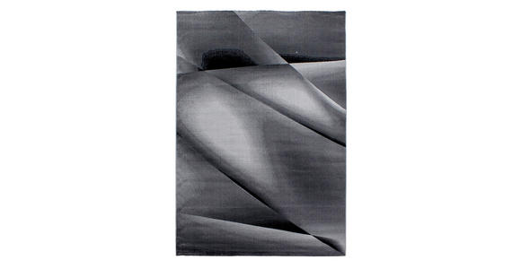 FLACHWEBETEPPICH 140/200 cm Miami Schwarz  - Schwarz, Design, Textil (140/200cm) - Novel