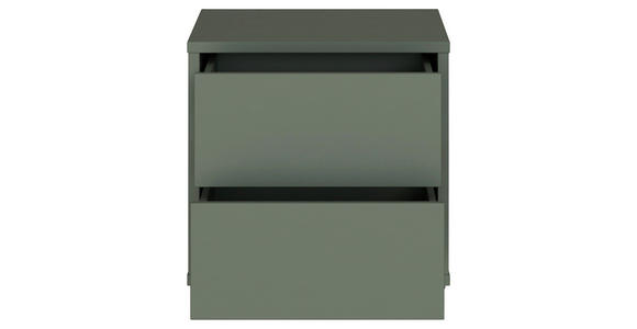 NACHTSCHRANK 50/48/42 cm  - Salbeigrün/Silberfarben, Trend, Holzwerkstoff/Kunststoff (50/48/42cm) - Carryhome