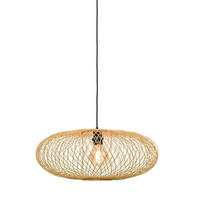 HÄNGLAMPA GOOD&MOJO 63/40 cm  - ljusbrun, Natur, naturmaterial (63/40cm) - Good & Mojo