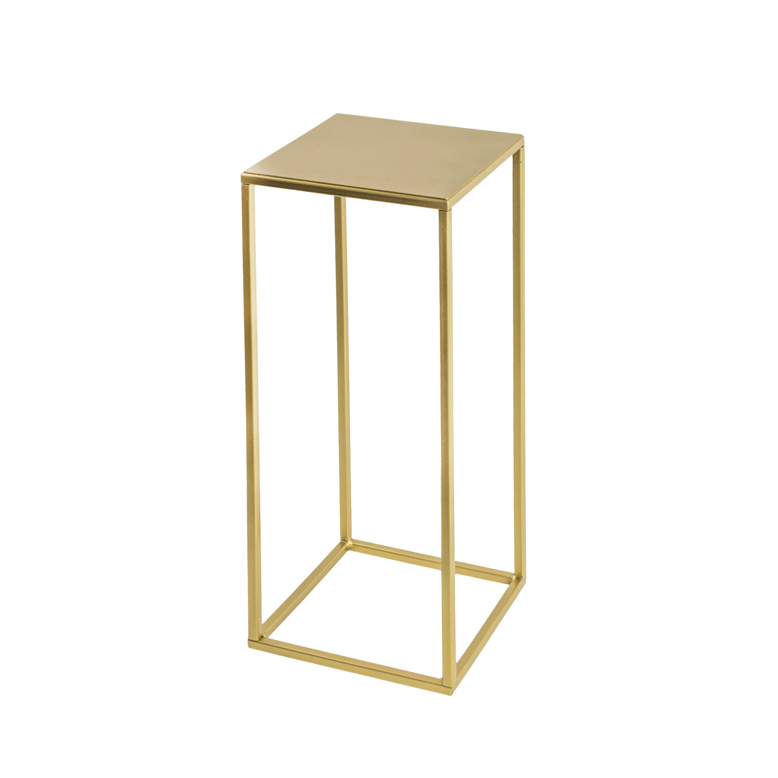 BLUMENSTÄNDER in Metall  - Goldfarben, Basics, Metall (19/47/19cm)