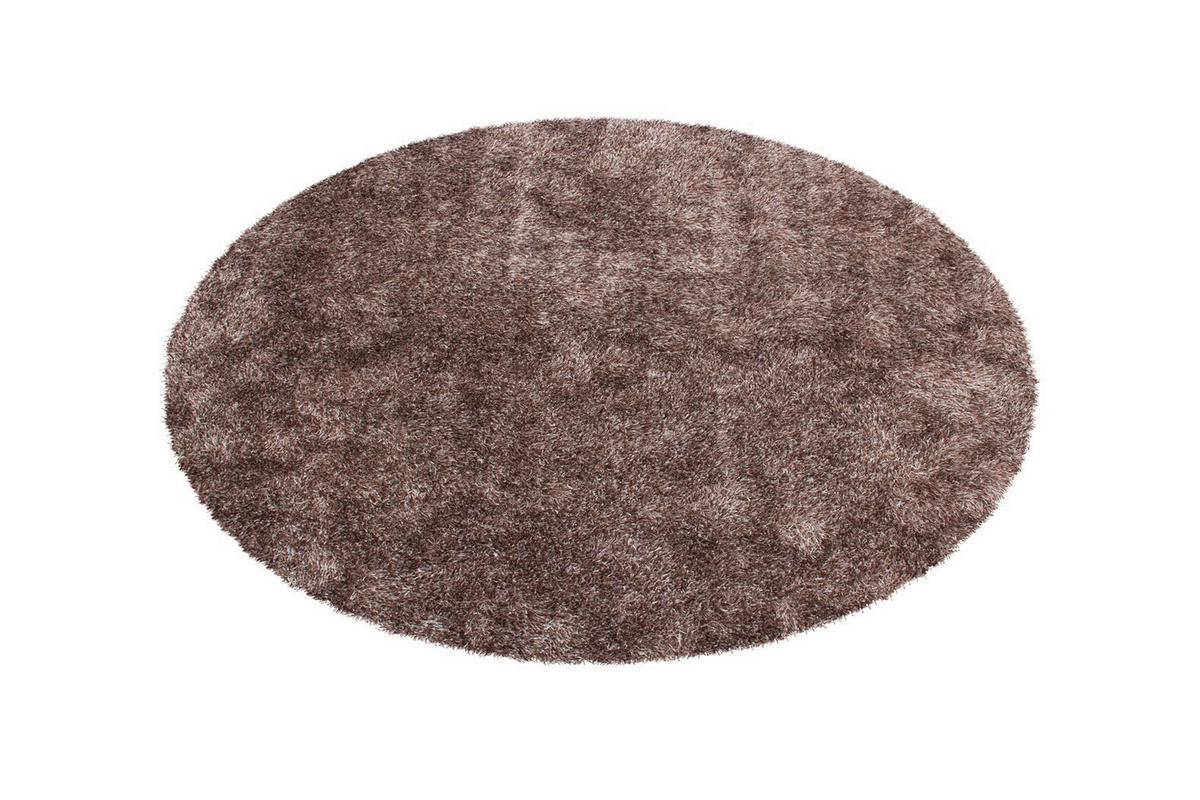 HOCHFLORTEPPICH 160 cm Diamond 725 Taupe x Taupe  - Taupe, KONVENTIONELL, Textil (160cm)
