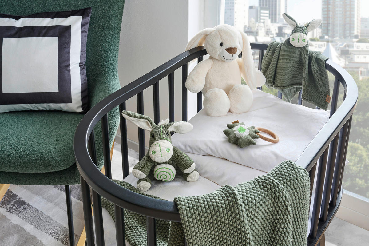 SCHMUSEDECKE  80/100 cm  - Grün, Trend, Textil (80/100cm) - Avelia