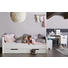 BETT Kiefer massiv 90/200 cm - Weiß, LIFESTYLE, Holz (90/200cm) - Carryhome