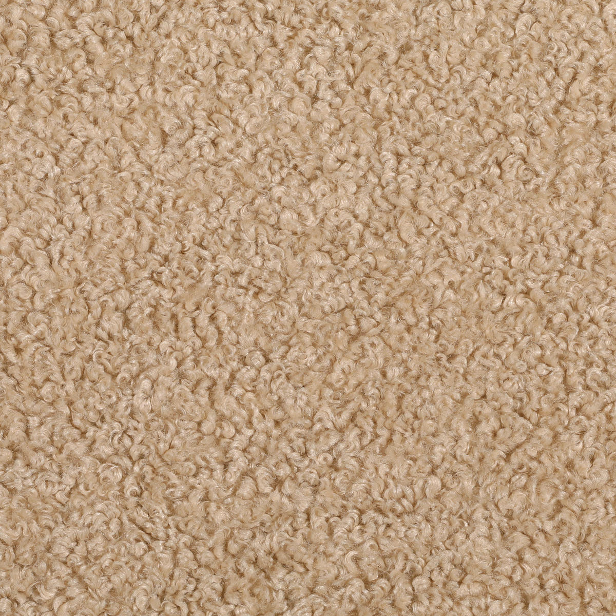 SESSEL in Plüsch Hellbraun  - Hellbraun/Schwarz, Design, Textil/Metall (76/73/76cm) - Landscape