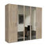 DREHTÜRENSCHRANK 5 -türig Sonoma Eiche - Alufarben/Sonoma Eiche, KONVENTIONELL, Holzwerkstoff/Kunststoff (250/216/58cm) - Hom`in