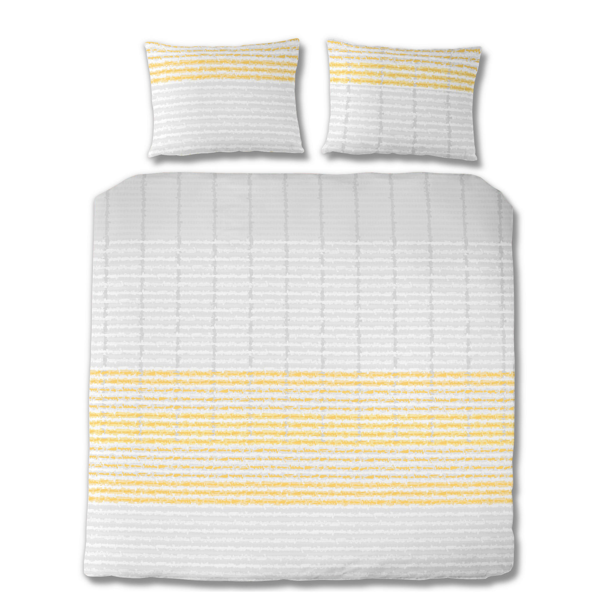 BETTWÄSCHE Seersucker 200/200 cm  - Gelb, Design, Textil (200/200cm) - Florella