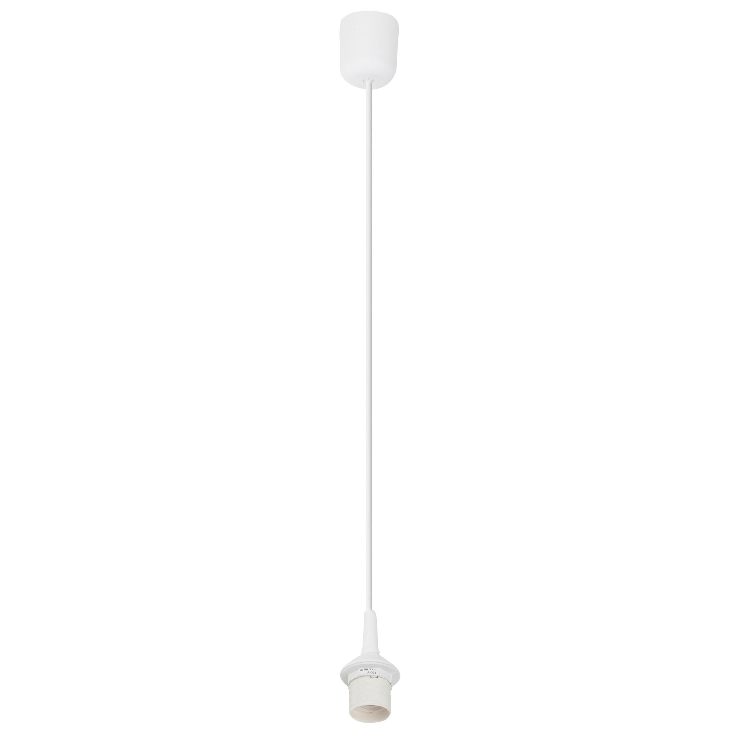 SCHNURPENDEL 7,4/75 cm   - Weiß, Basics, Kunststoff (7,4/75cm)