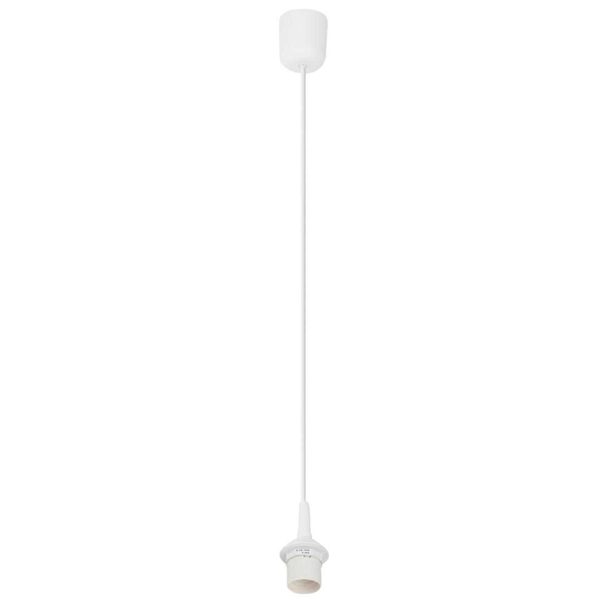 SCHNURPENDEL 7,4/75 cm   - Weiß, Basics, Kunststoff (7,4/75cm)