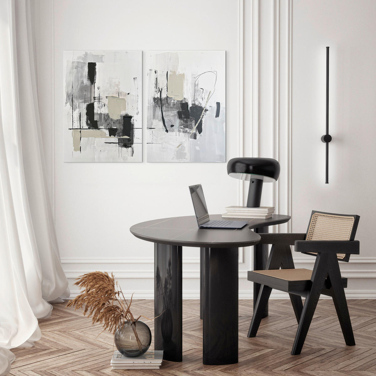 BILDERSET 50/70 cm  - Multicolor, Basics, Holz/Textil (50/70cm)