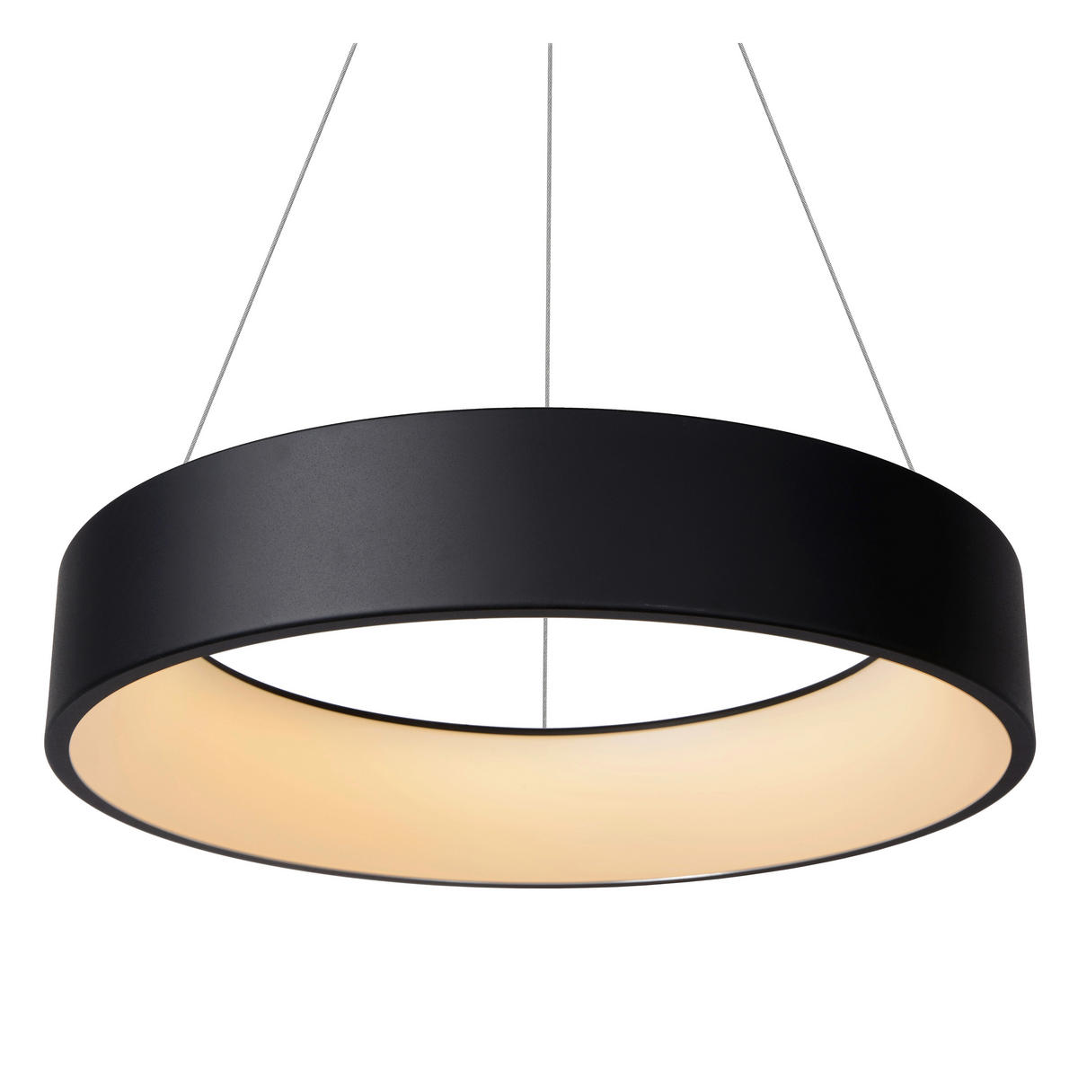 LED-HÄNGELEUCHTE 60/60/142 cm    - Schwarz, Design, Metall (60/60/142cm) - Lucide