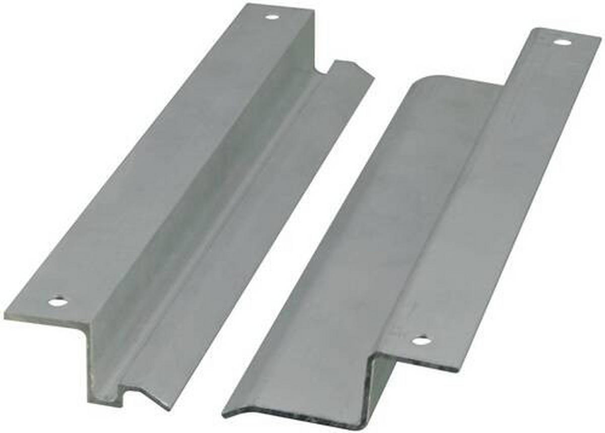 INFRAROT-HEIZPANEEL-MONTAGESET - Alufarben, Basics, Metall (27/7/2,7cm)