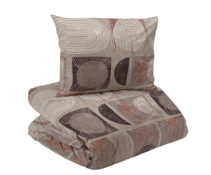 PÅSLAKANSET 150/210 cm  - beige/cognacfärgad, Basics, textil (150/210cm)