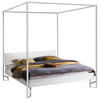 HIMMELBETT 140/200 cm  in Weiß  - Weiß, Design, Holzwerkstoff/Metall (140/200cm) - Hasena