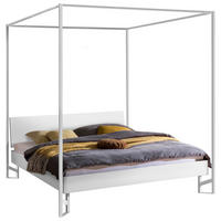 HIMMELBETT 140/200 cm  in Weiß  - Weiß, Design, Holzwerkstoff/Metall (140/200cm) - Hasena
