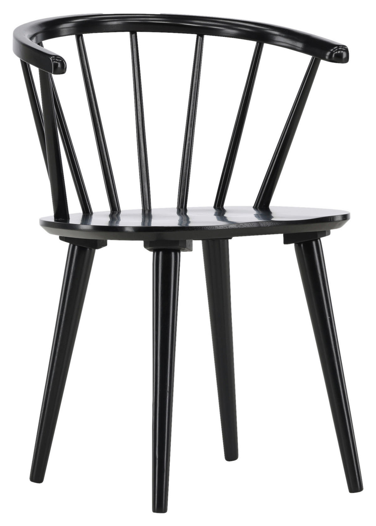 STUHL-SET 2 Stück  in  - Schwarz, Design, Holz (55/75/53cm) - Livetastic