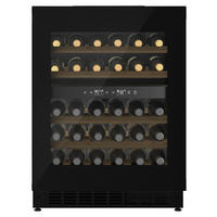 WEINKÜHLSCHRANK WineExcellence WEU 36  - Schwarz, Basics, Glas (59,5/81,9/57,7cm) - CASO Design