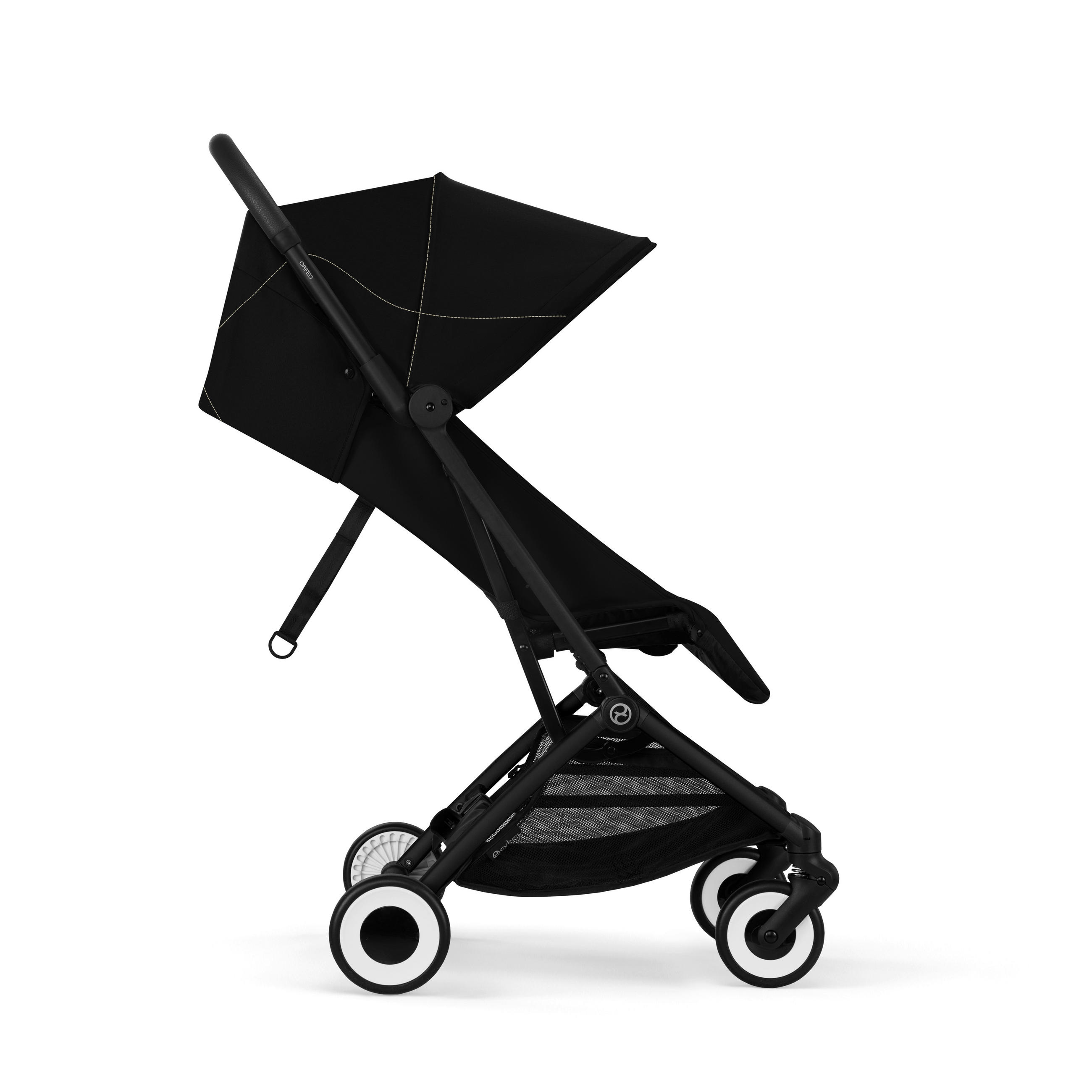 Thumbnail - cybex Gold Buggy Orfeo, Schwarz, Textil, 52x102x77 cm, CE, Feststellbremse, Federung, 5-Punkte-Gurt, Baby on Tour, Kinde...