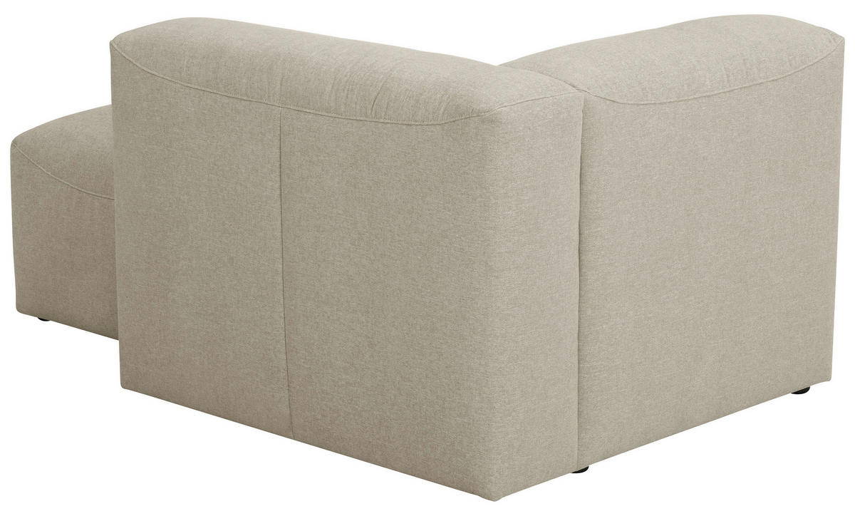 RÉCAMIERE in Flachgewebe Creme  - Creme, Design, Kunststoff/Textil (160/73/100cm) - Max Winzer