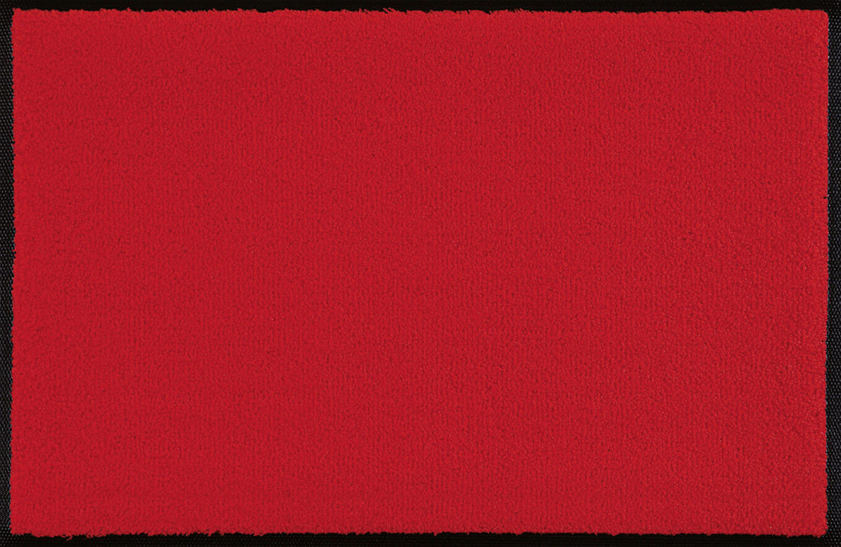 FUßMATTE 60/90 cm SCARLET 005308  - Rot, KONVENTIONELL, Kunststoff/Textil (60/90cm) - wash+dry