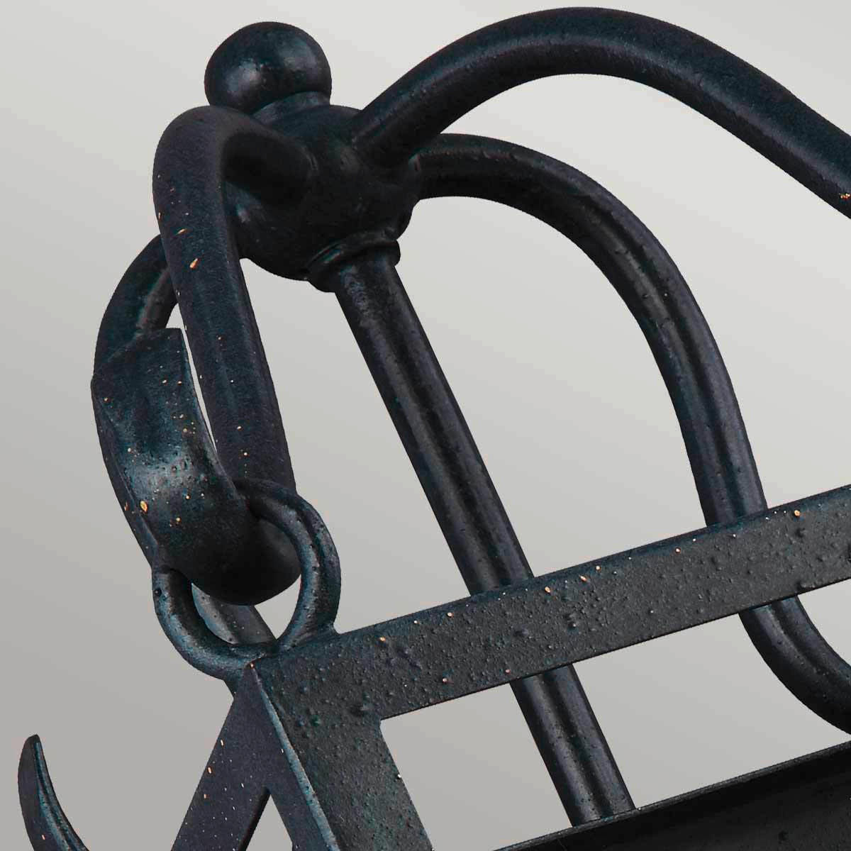 WANDLEUCHTE - Dunkelgrau, Konventionell, Metall (17.9/36.7/14.4cm) - Elstead Lighting
