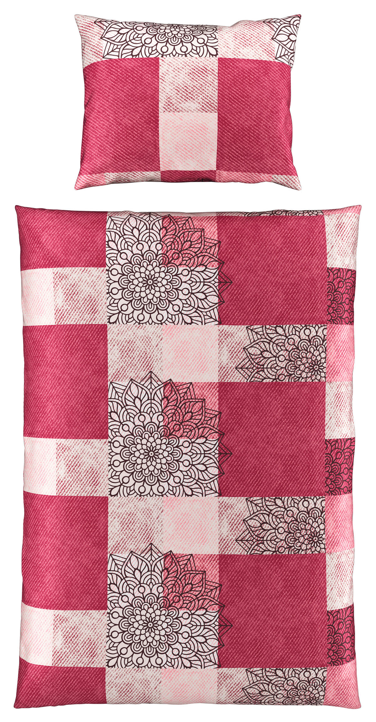 POSTELJNINA KALIO 140/200 cm saten pink  - pink, Design, tekstil (140/200cm) - Esposa