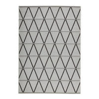 OUTDOORTEPPICH für Terrasse und Balkon 120/170 cm Naturalle Grau, Schwarz  - Schwarz/Grau, Design, Textil (120/170cm) - Novel