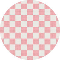 TUFTTEPPICH 200 cm Mesio Jack Hellrosa, Grauweiß rund  - Hellrosa/Grauweiß, Trend, Kunststoff/Textil (200cm) - Lindorug