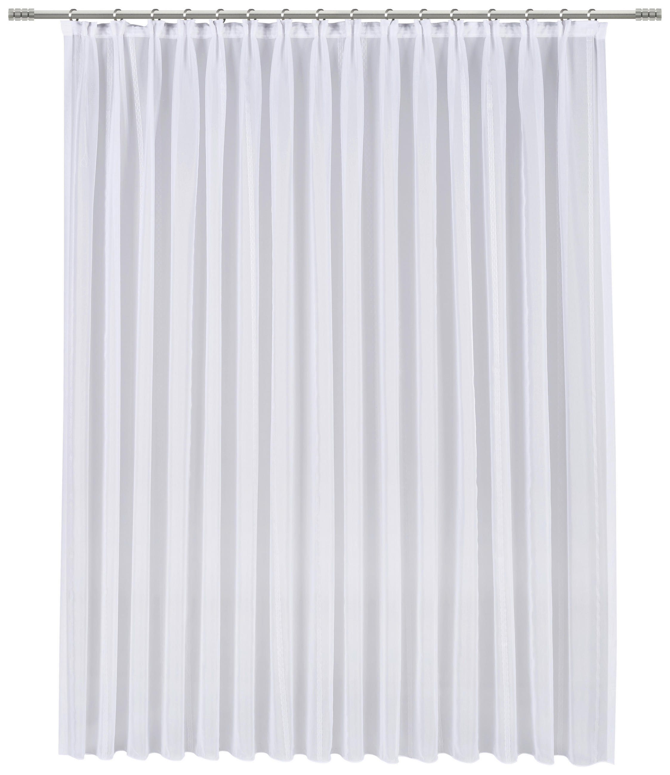 FERTIGSTORE  halbtransparent   300/175 cm  - Weiß, Basics, Textil (300/175cm) - Esposa