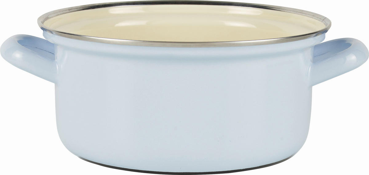 KASSEROLLE Classic bunt 1.5 l  - Blau, Basics (18cm) - Riess