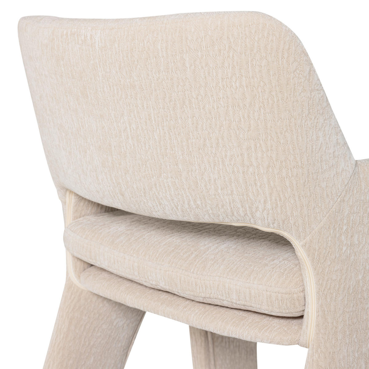 ARMLEHNSTUHL   Chenille  Sandfarben  - Sandfarben, MODERN, Textil (57/78/56cm) - Livetastic