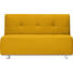 SCHLAFSOFA in Textil Gelb - Chromfarben/Gelb, Design, Textil/Metall (144/88/103cm) - Novel SCHLAFSOFA in Textil Gelb - Chromfarben/Gelb, Design, Textil/Metall (144/88/103cm) - Novel