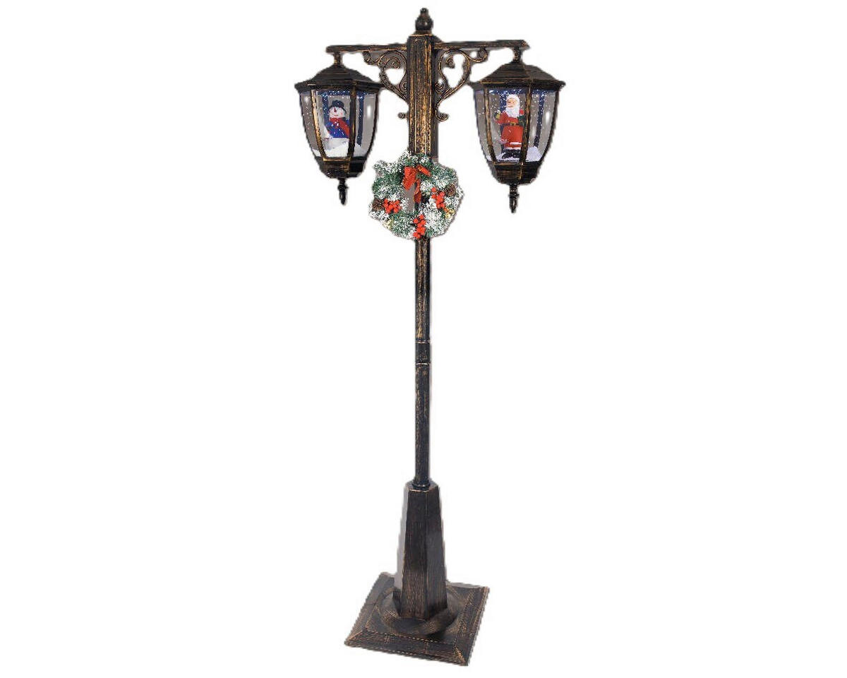 FELINAR CU LED - negru, Basics, plastic (40/188/80cm) - X-Mas