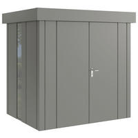 GERÄTEHAUS 229/220/181 cm  - Alufarben, Basics, Metall (229/220/181cm) - Hörmann