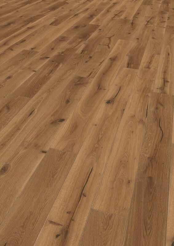 LANDHAUSDIELE Rustico Eiche Caramel 100015401  per  m² - Design, Holz (220,5/17,6/1,3cm) - Tilo