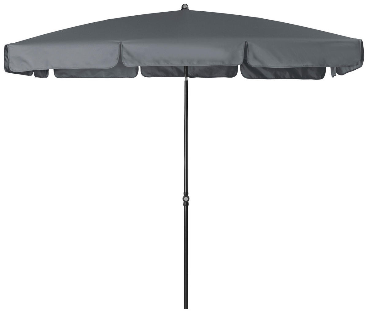 SLUNEČNÍK 120/225 cm - antracitová, Basics, kov/textil (120/225cm) - Ambia Garden